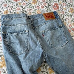 Levi's Light Blue Straight-Leg Denim Jeans